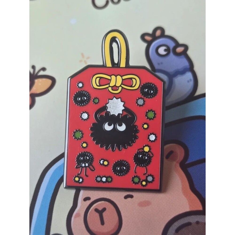 Studio Ghibli Spirited Away Totoro soot Sprite Disney anime TV show enamel pin